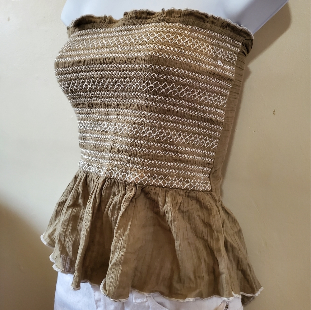 NWT Free People Reversible Bandeau Tube Top